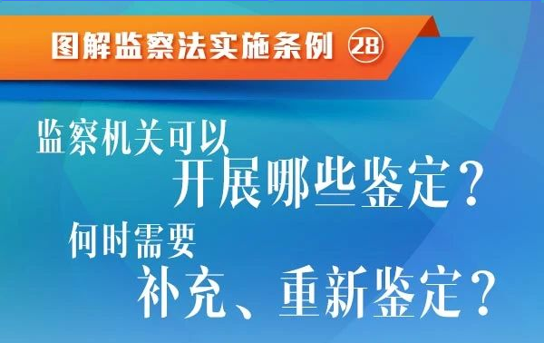 华亿鉴定|监察机关依法开展、补充及重新鉴定的情形